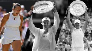 Aryna Sabalenka est la seule membre du TOP 3 encore en lice à Wimbledon (Getty Images)
