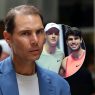 Rafael Nadal s'exprime sur la domination actuelle de Carlos Alcaraz et Jannik Sinner lors d'un entretien accordé à CNBC. (Getty Images)