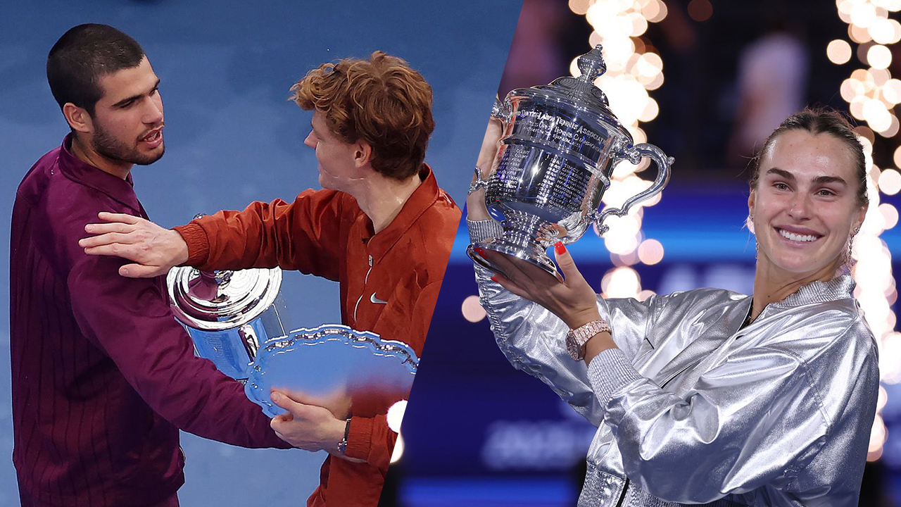 Carlos Alcaraz, Jannik Sinner et Aryna Sabalenka sont inscrits pour l'US Open 2026 (Getty Images)