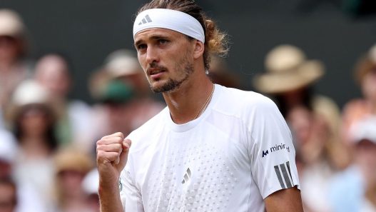 Alexander Zverev s'est qualifié pour la finale de Wimbledon. (Getty Images)