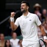 Novak Djokovic s'est qualifié en quarts de finale à Wimbledon. (Getty Images)