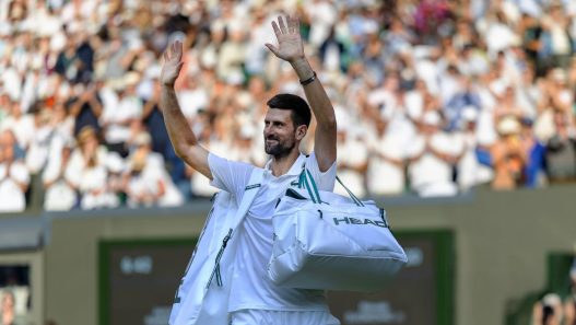 Novak Djokovic s'est incliné contre Jannik Sinner à Wimbledon (Tim Clayton/Getty Images)