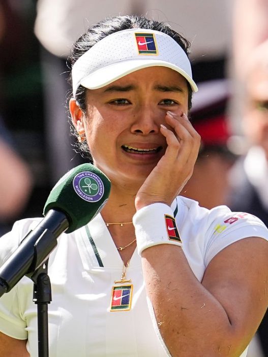 Iga Swiatek s'est imposée contre Iga Swiatek au troisième tour de Wimbledon (Shi Tang/Getty Images)
