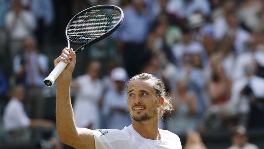 Alexander Zverev s'est qualifié en finale de Wimbledon 2026 (Kyodo News via Getty Images)