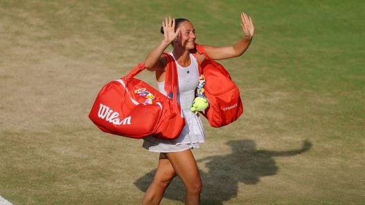 Marta Kostyuk s'est inclinée en demi-finale de Wimbledon (Shaun Brooks - CameraSport via Getty Images)
