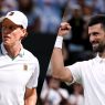 Jannik Sinner et Novak Djokovic s'affrontent en demi-finales de Wimbledon 2026 (Getty Images)