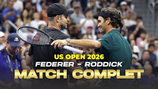 Revivez le match complet entre Roger Federer et Andy Roddick à l'US Open 2026 (Getty Images)