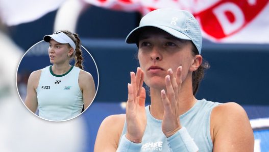 Iga Swiatek s'est qualifiée en demi-finales du WTA 1000 de Cincinnati après le forfait d'Elena Rybakina (Getty Images)