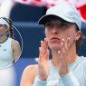 Iga Swiatek s'est qualifiée en demi-finales du WTA 1000 de Cincinnati après le forfait d'Elena Rybakina (Getty Images)
