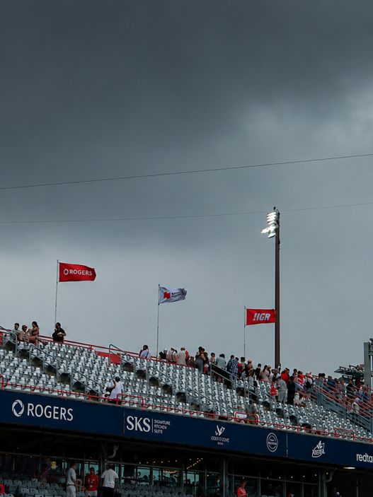 Le Masters 1000 de Montréal a été interrompu par les orages (Tennis TV)