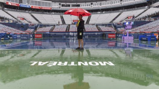 La pluie s'est invitée au Masters 1000 de Montréal 2026 (Omnium Banque Nationale)