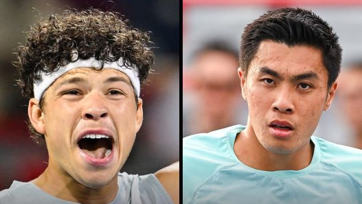 Ben Shelton affronte Brandon Nakashima en finale de Montréal ce jeudi. (Getty Images)