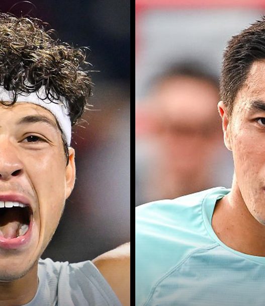 Ben Shelton affronte Brandon Nakashima en finale de Montréal ce jeudi. (Getty Images)