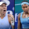 Jessica Pegula et Coco Gauff vont s'affronter ce dimanche à Cincinnati. (Getty Images)