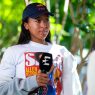 Naomi Osaka s'est confiée aux médias avant l'US Open. (Getty Images)