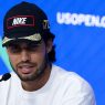 Carlos Alcaraz en conférence de presse à l'US Open (Caleb Bowlin/Getty Images)