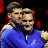 Roger Federer et Novak Djokovic lors de la Laver Cup 2022 (Clive Brunskill/Getty Images for Laver Cup)