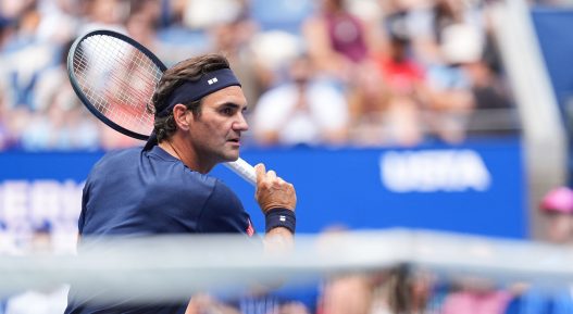 Roger Federer a retrouvé l'US Open en 2026 (Darren Carroll/USTA via Getty Images)