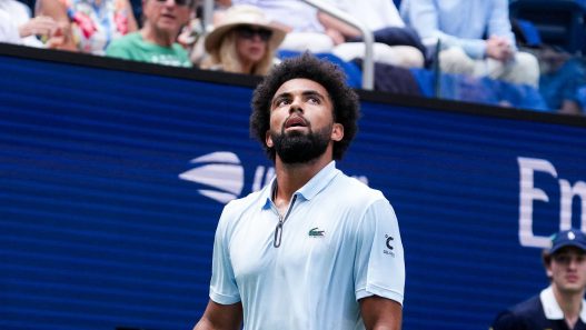Arthur Fils s'est incliné contre Stefanos Tsitsipas au premier tour de l'US Open (Marek Janikowski/Icon Sport via Getty Images)