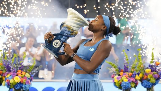 Coco Gauff après son titre au WTA 1000 de Cincinnati (Getty Images)