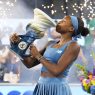 Coco Gauff après son titre au WTA 1000 de Cincinnati (Getty Images)