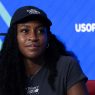 Coco Gauff en conférence de presse à l'US Open 2026 (Caleb Bowlin/Getty Images)