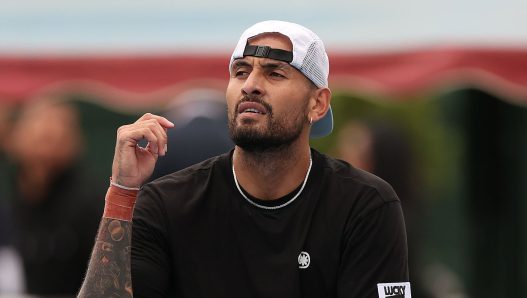Nick Kyrgios a été suspendu provisioirement (Kelly Defina/Getty Images)