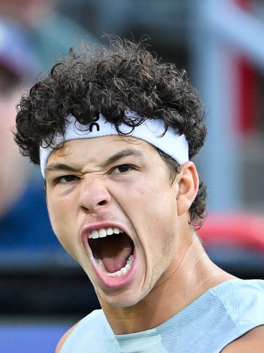 Ben Shelton s'est qualifié en finale du Masters 1000 de Montréal (Minas Panagiotakis/Getty Images)