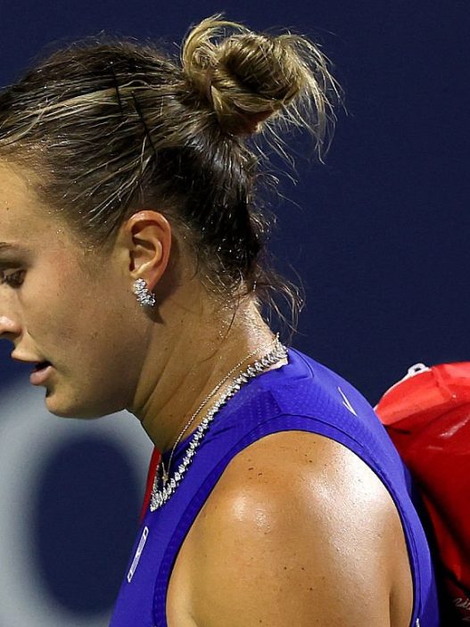 Aryna Sabalenka s'est inclinée ce samedi face à Ekaterina Alexandrova à Toronto. (Getty Images)