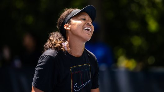 Naomi Osaka à l'entraînement avant le WTA 1000 de Toronto (Robert Prange/Getty Images)