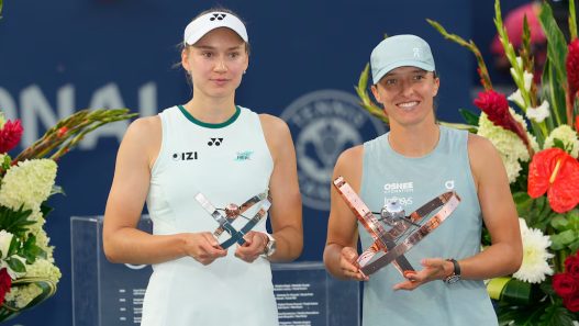 Iga Swiatek et Elena Rybakina vont se retrouver en quarts de finale du WTA 1000 de Cincinnati (Getty Images)