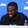 Frances Tiafoe en conférence de presse à l'US Open 2026 (Caleb Bowlin/Getty Images)