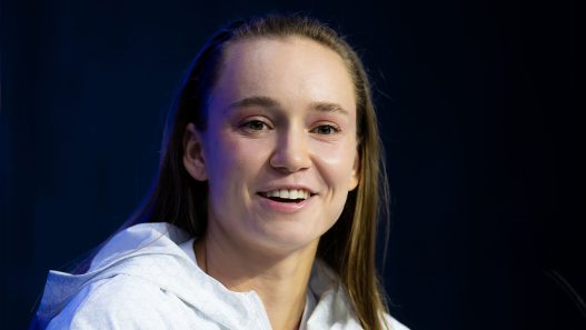 Elena Rybakina en conférence de presse lors de l'US Open 2026 (US Open)