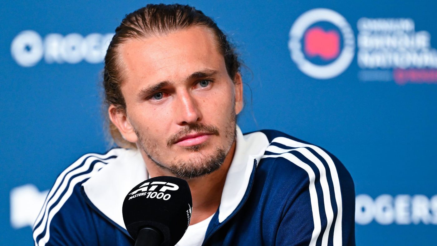 Alexander Zverev en conférence de presse à Montréal (Minas Panagiotakis/Getty Images)