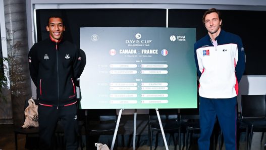 Félix Auger-Aliassime et Arthur Rinderknech seront les n°1 de leur équipe en Coupe Davis (Minas Panagiotakis/Getty Images for World Tennis)