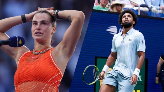 Aryna Sabalenka et Arthur Fils ont reçu des amendes après l'US Open 2026 (Getty Images)