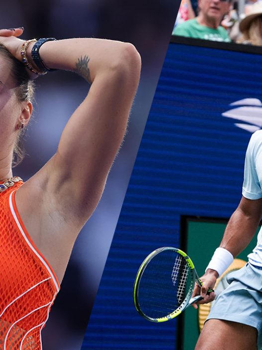 Aryna Sabalenka et Arthur Fils ont reçu des amendes après l'US Open 2026 (Getty Images)