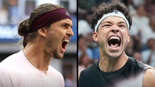 Alexander Zverev et Ben Shelton s'affronteront pour le titre en finale de l'US Open 2026 (Getty Images)