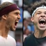 Alexander Zverev et Ben Shelton s'affronteront pour le titre en finale de l'US Open 2026 (Getty Images)