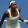 Coco Gauff lors de son quart de finale à l'US Open (Getty Images)