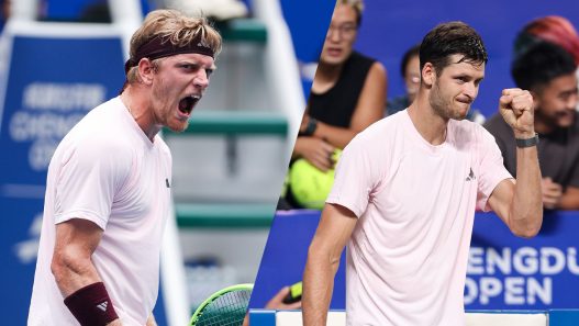 Alejandro Davidovich Fokina et Hubert Hurkacz vont s'affronter pour le titre à Chengdu (Getty Images)