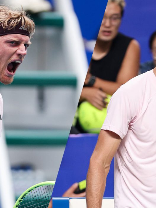 Alejandro Davidovich Fokina et Hubert Hurkacz vont s'affronter pour le titre à Chengdu (Getty Images)
