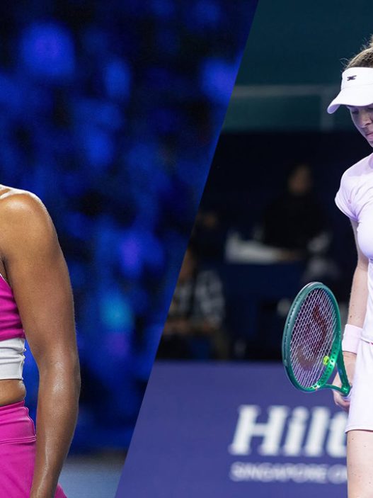 Leylah Fernandez affrontera Talia Gibson en finale du WTA 500 de Singapour (Getty Images)