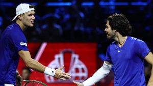Carlos Alcaraz et Jakub Mensik se sont imposés lors du double en Laver Cup (Getty Images)