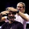 Carlos Alcaraz et Alexander Zverev lors de la Laver Cup 2026 (Julian Finney/Getty Images for Laver Cup)