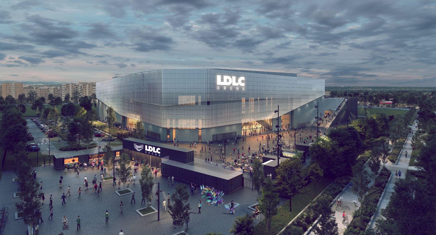 Le tournoi ATP 250 de Lyon 2026 se jouera au sein de la LDLC Arena (Artelia Group)