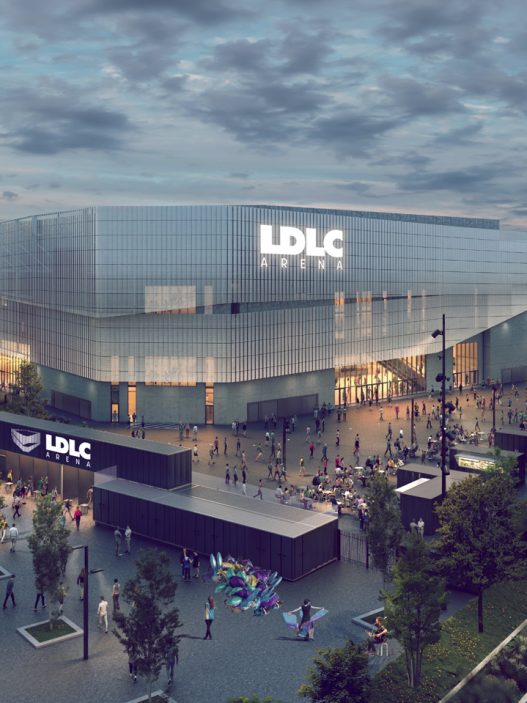 Le tournoi ATP 250 de Lyon 2026 se jouera au sein de la LDLC Arena (Artelia Group)