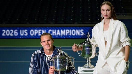 Alexander Zverev et Elena Rybakina ont remporté l'US Open 2026 (Getty Images)
