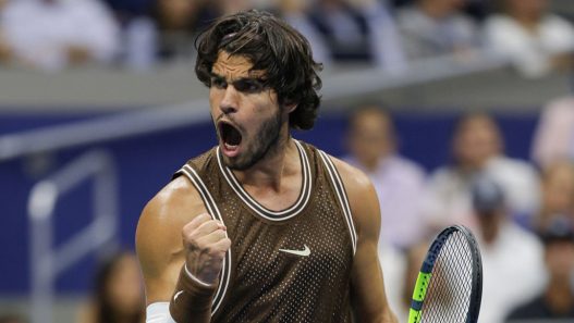 Carlos ALcaraz s'est qualifié pour le troisième tour de l'US Open (Getty Images)