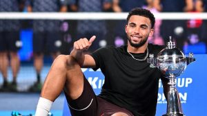 Arthur Fils s'est imposé lors du tournoi ATP 500 de Tokyo en 2024 (Getty Images)